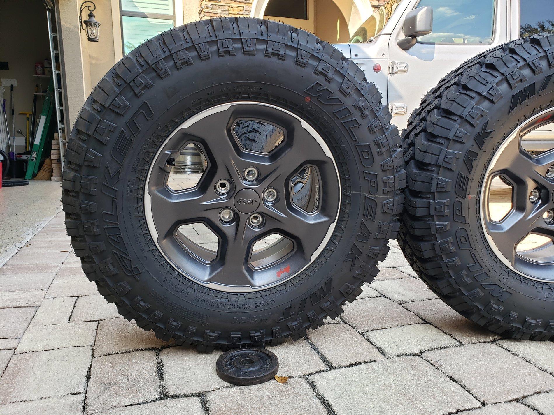 Jeep Gladiator FS:  4 New Take Off Gladiator Rubicon Wheels and Tires, OEM, $1200 20200218_145606
