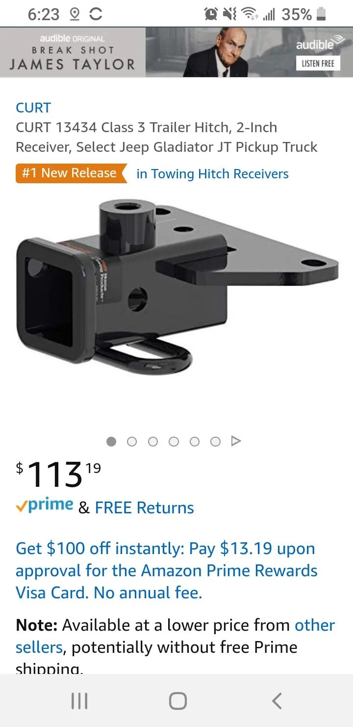 Jeep Gladiator 2" receiver Hitch Screenshot_20200221-062302_Samsung Internet
