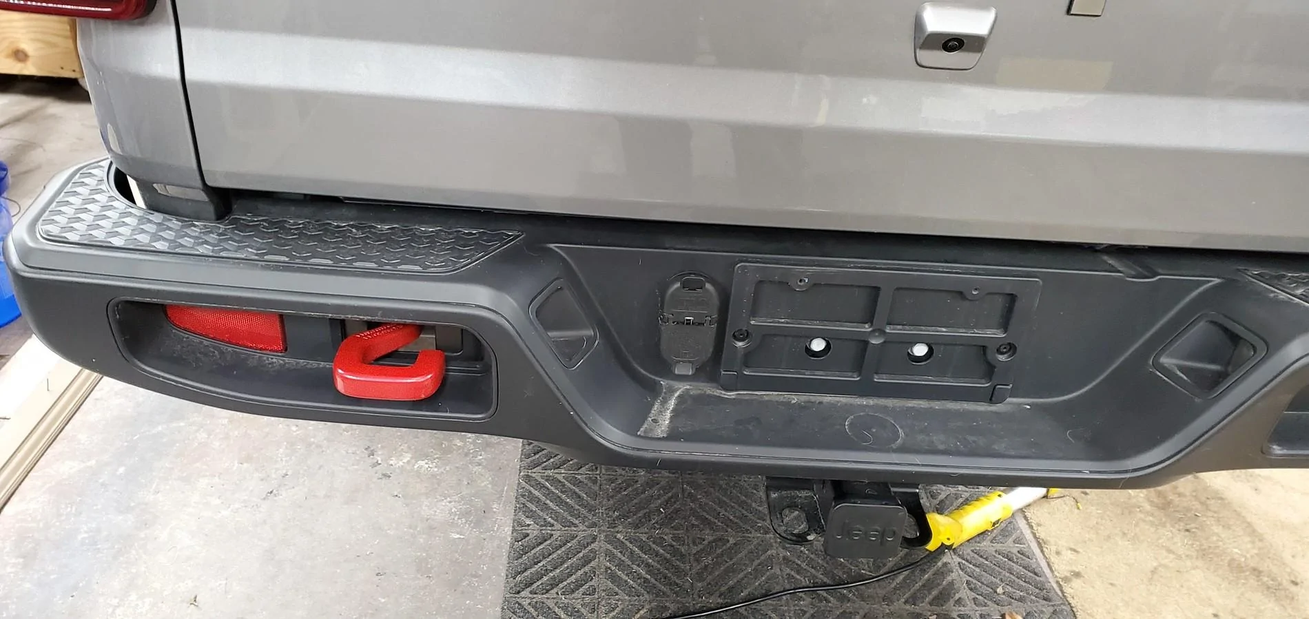 Jeep Gladiator Bumper Removal and Tow Hook Paint 49567829537_639390476b_4k