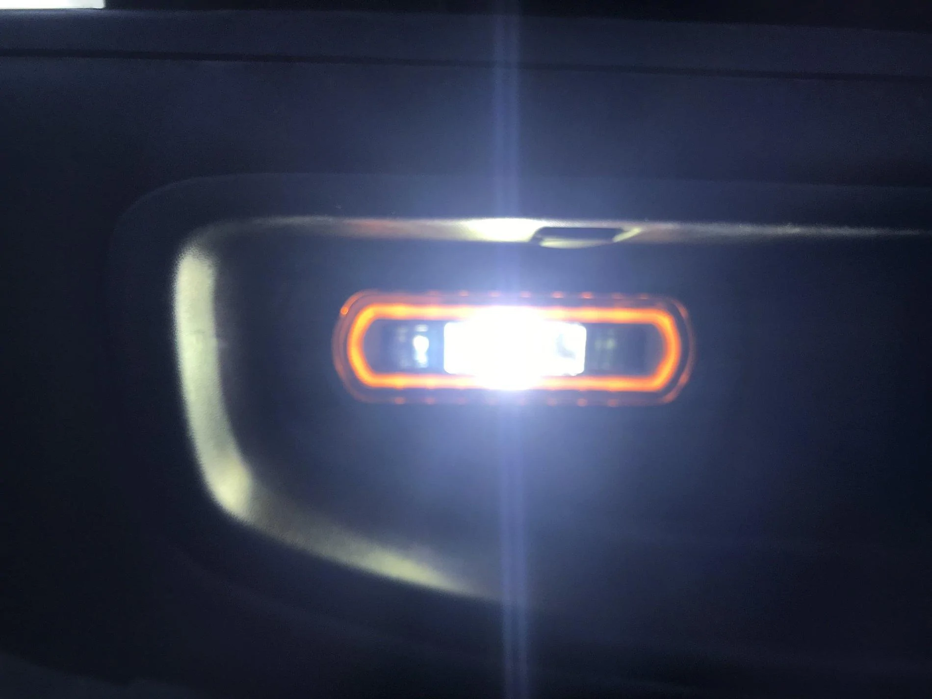 Jeep Gladiator Flush mount lights rear bumper IMG_0574