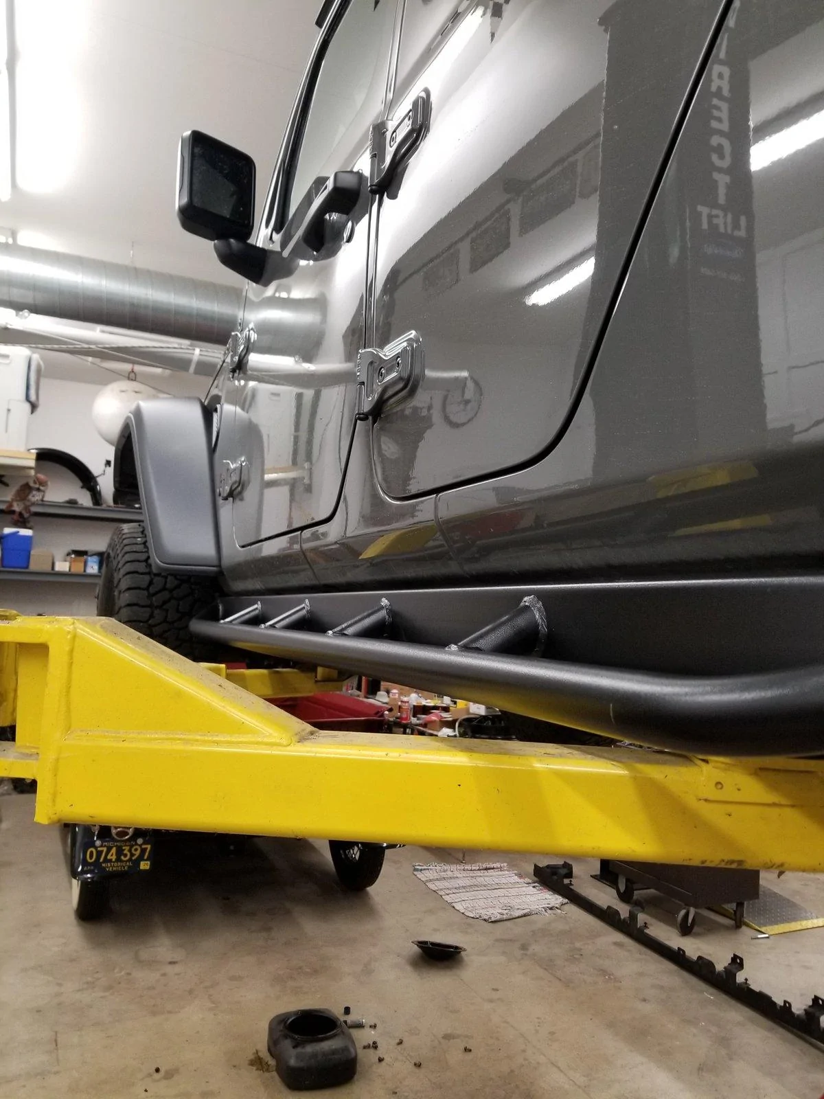 Jeep Gladiator My review of Rock Hard 4x4 angled down sliders 20200222_201635