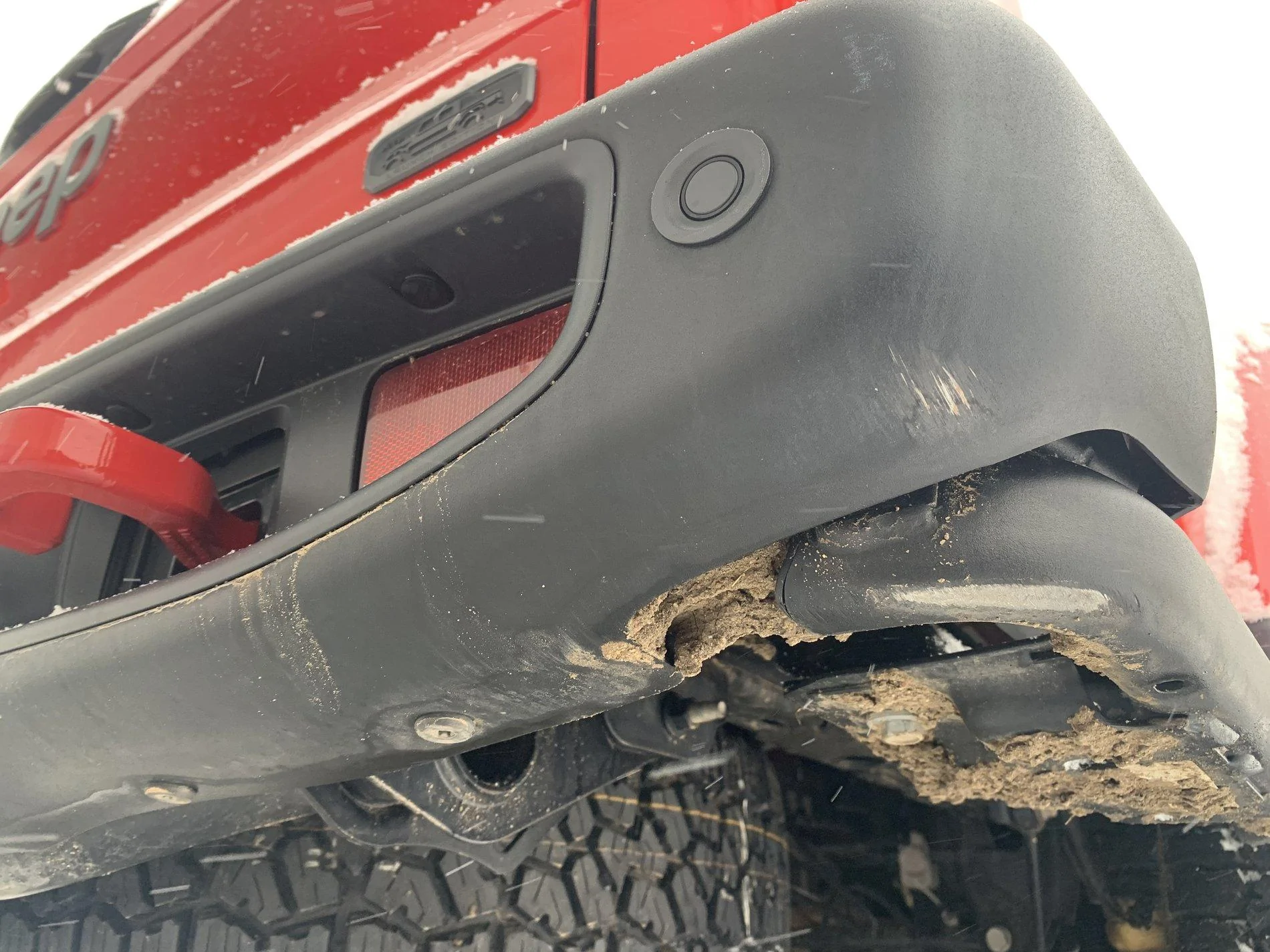 Jeep Gladiator Treating Trail Rash on Rear Bumper 95DDF9F6-9028-4789-AFA2-3B33ADEE5C6F