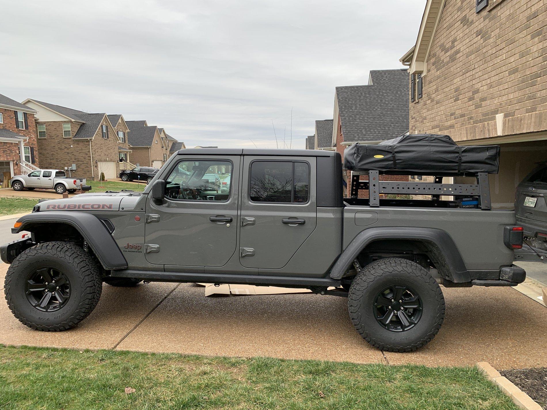 Jeep Gladiator Bed Rack and Roof Top Tents B6E5BC7B-CF72-4404-8DDC-CA06812FD5DC