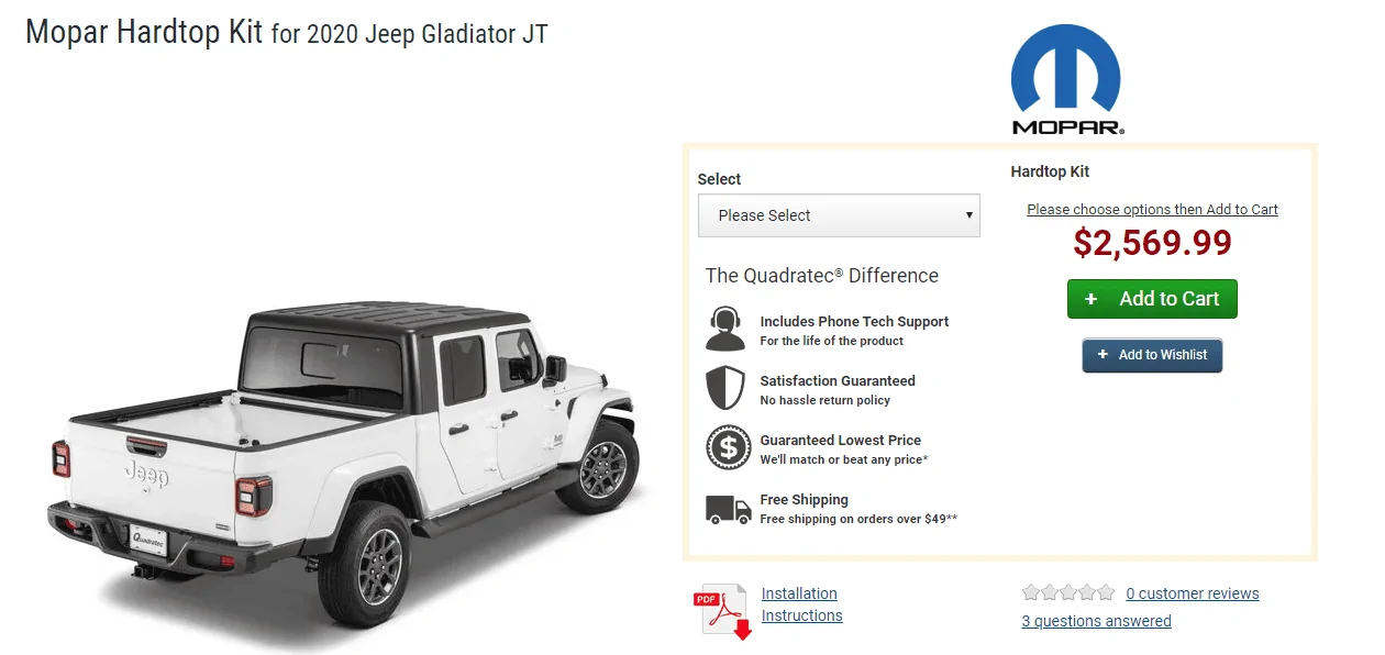 Jeep Gladiator Does anyone not regret ordering a hard top when they bought their Jeep? upload_2020-2-24_13-27-16