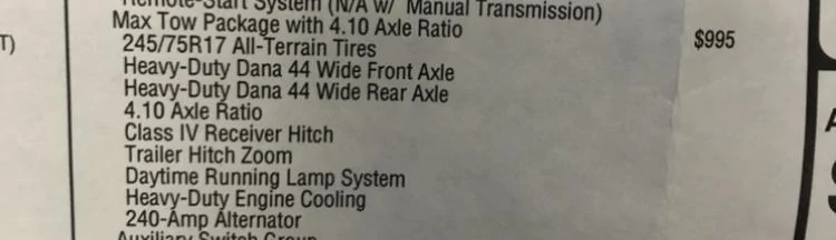 Jeep Gladiator Max tow package with Trac Lok? 97B34BA5-3B91-462C-BC7A-5424A57E8063