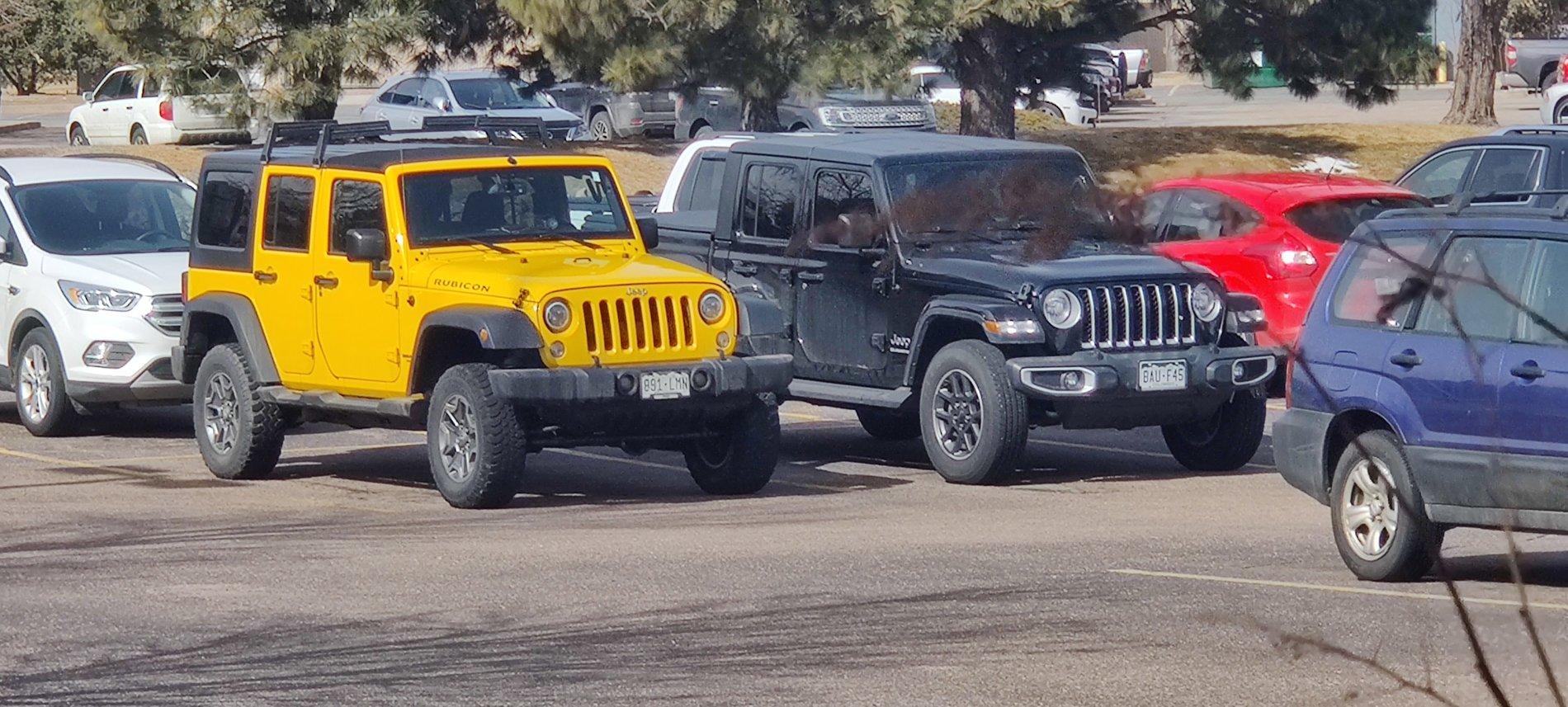 Jeep Gladiator Jeeps Parking Next To Jeeps IMG_20200225_105619