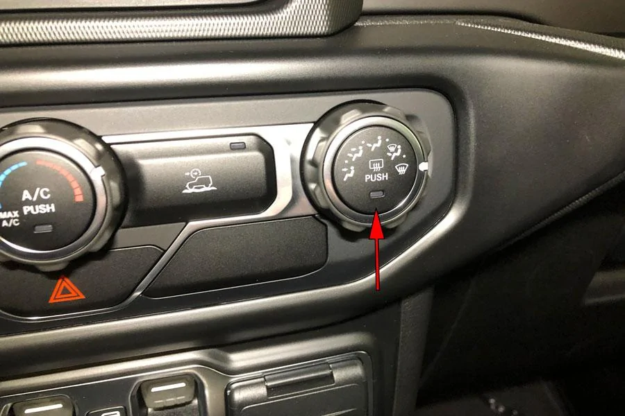 Jeep Gladiator Rear Defroster, hard top conversion rear-defroster-switch