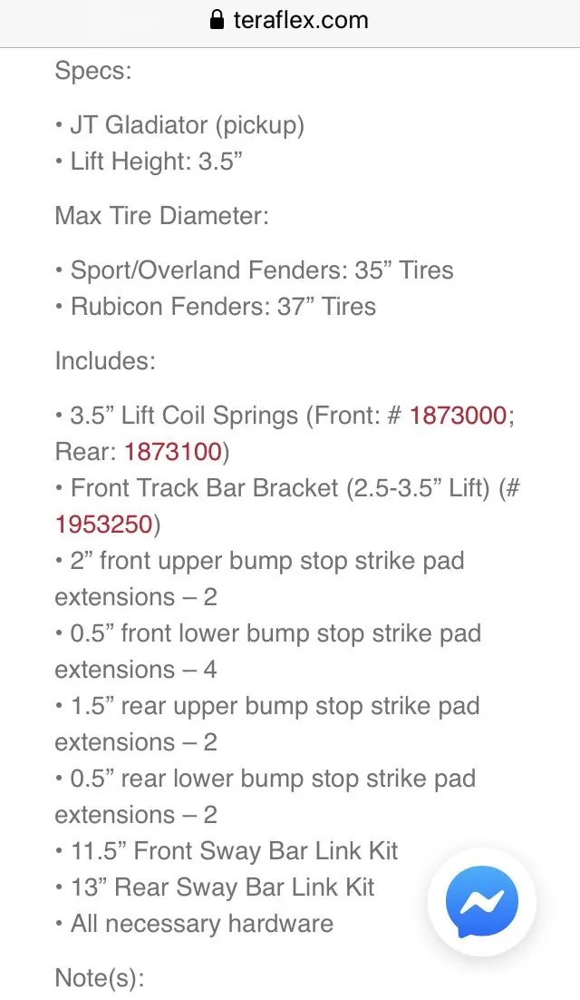 Jeep Gladiator Teraflex has their lifts on the website DA71EAD1-6AB3-4247-A5F0-26A8E3DD64C8