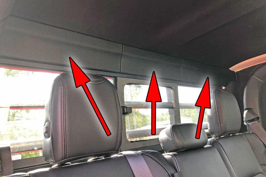 Jeep Gladiator Rear Defroster, hard top conversion Gladiator-hardtop-with-trim-panels-highlighted