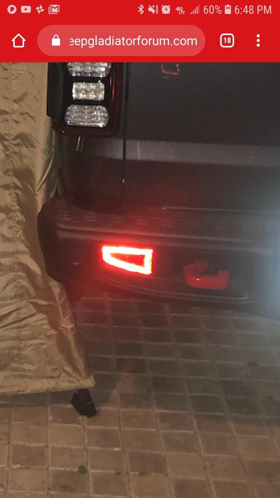 Jeep Gladiator Flush mount lights rear bumper Screenshot_20200227-184901_Chrom