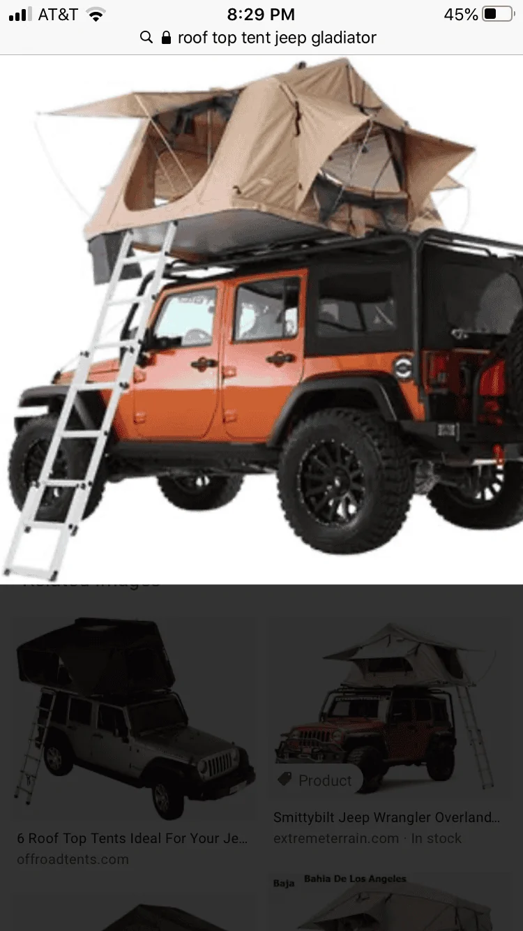 Jeep Gladiator Rooftop tent and dirtbike D08560F3-0850-4037-A9AE-5AF0C7324F1A