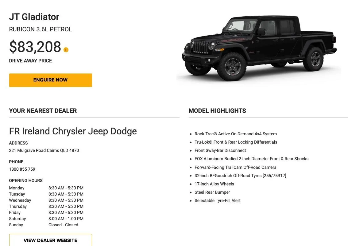 Jeep Gladiator Jeep Gladiator Details on web! C5202C27-842E-48F4-97BD-908C14D54ADE