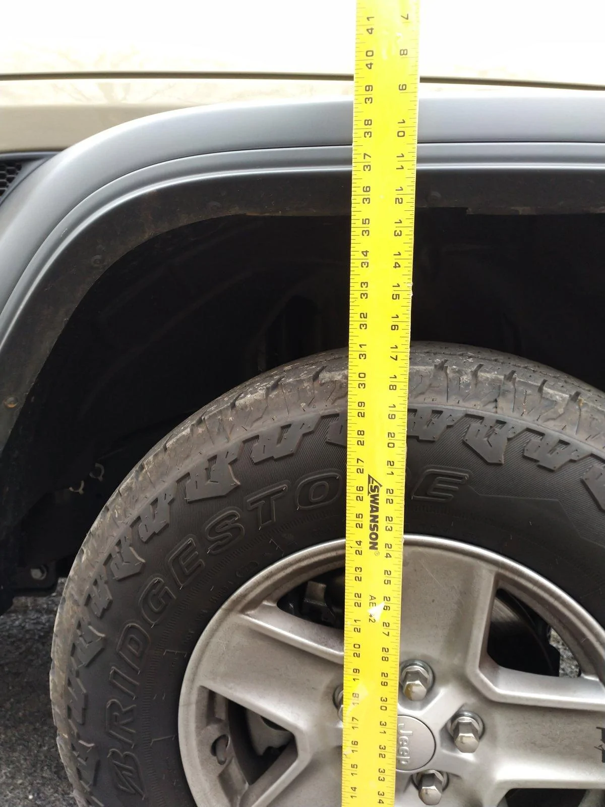 Jeep Gladiator HEIGHT of the A/T Dueler tires with Sport-S Max tow package? IMG_20200217_161805