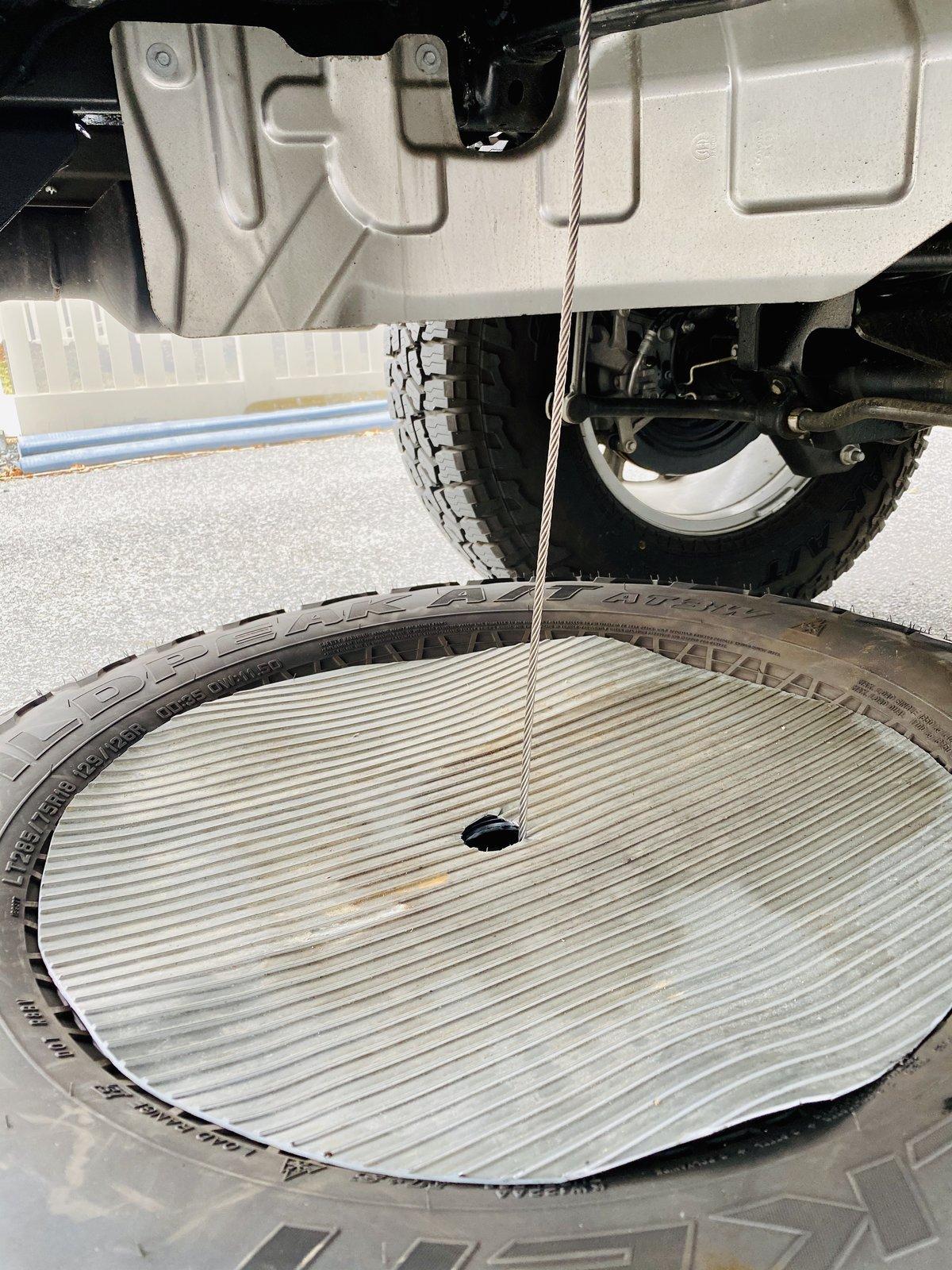 Jeep Gladiator So 35x12.5xr17 Spare doesn't fit underneath? 5D12CAFA-A8F3-4951-AD2A-3430E2659F17