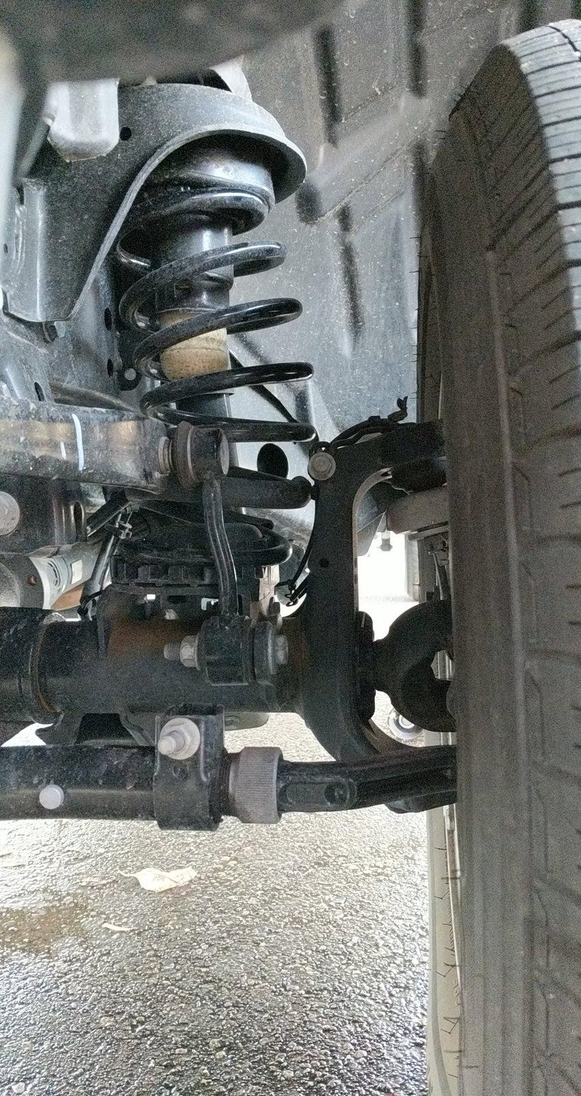 Jeep Gladiator Front coil spring bending after Daystar leveling kit. Snapchat-1736690302