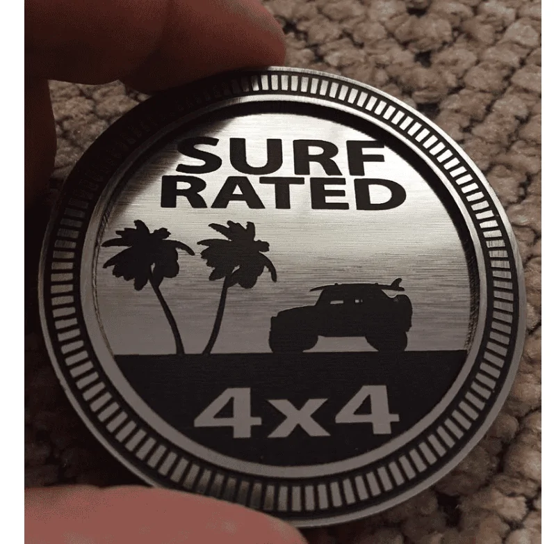 Jeep Gladiator Custom 3D Badge Anyone? 4x4tabs_dot_com
