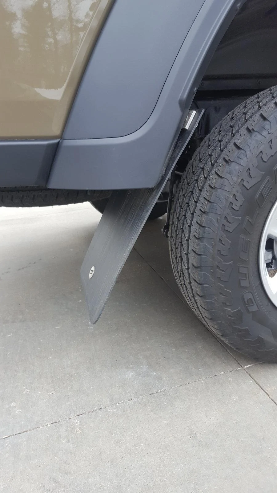 Jeep Gladiator DIY Mudflaps 20200310_165653
