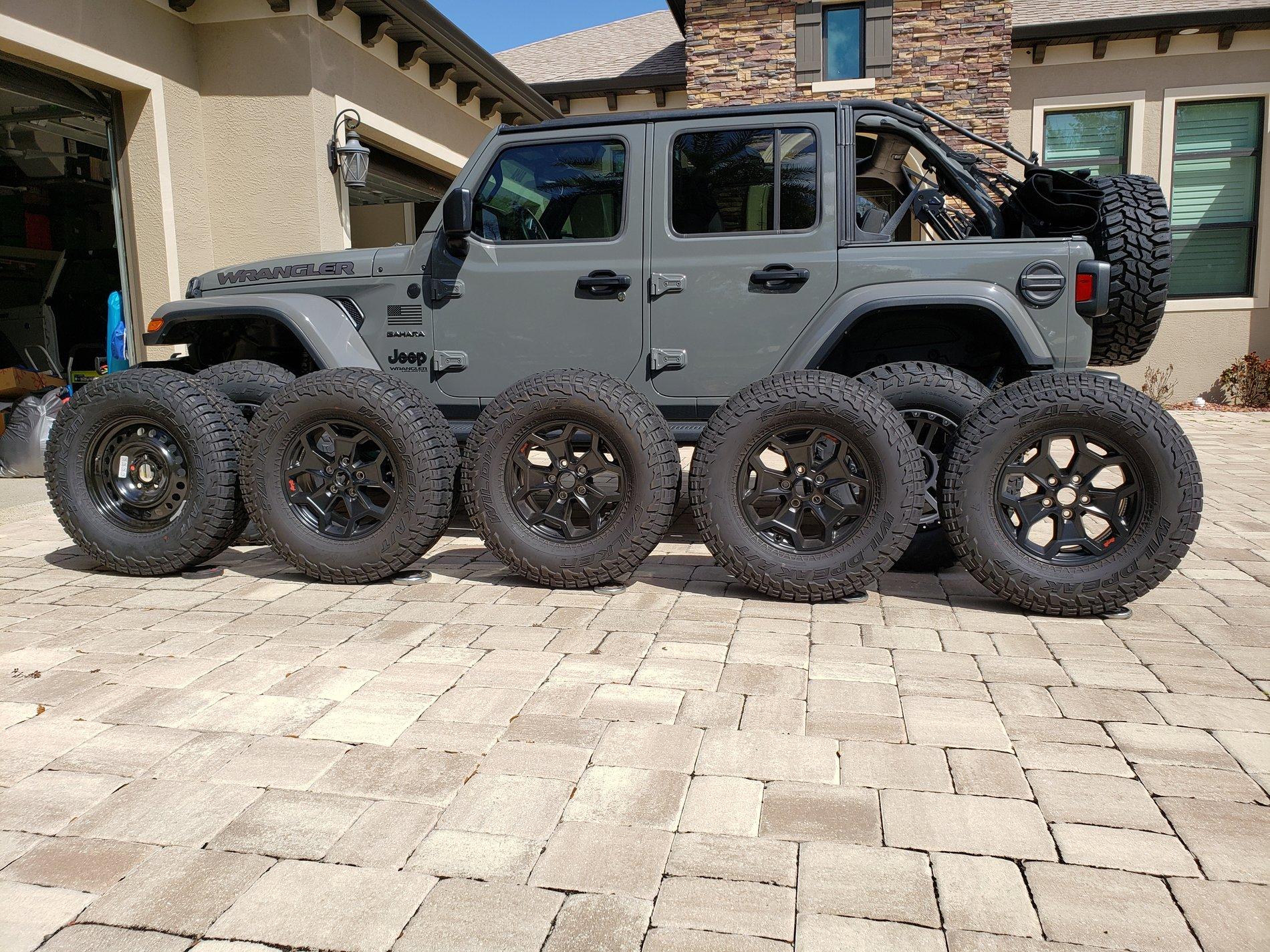 Jeep Gladiator 5 Take Off Launch Edition Wheels + Tires + factory TPMS $1500 20200311_114528