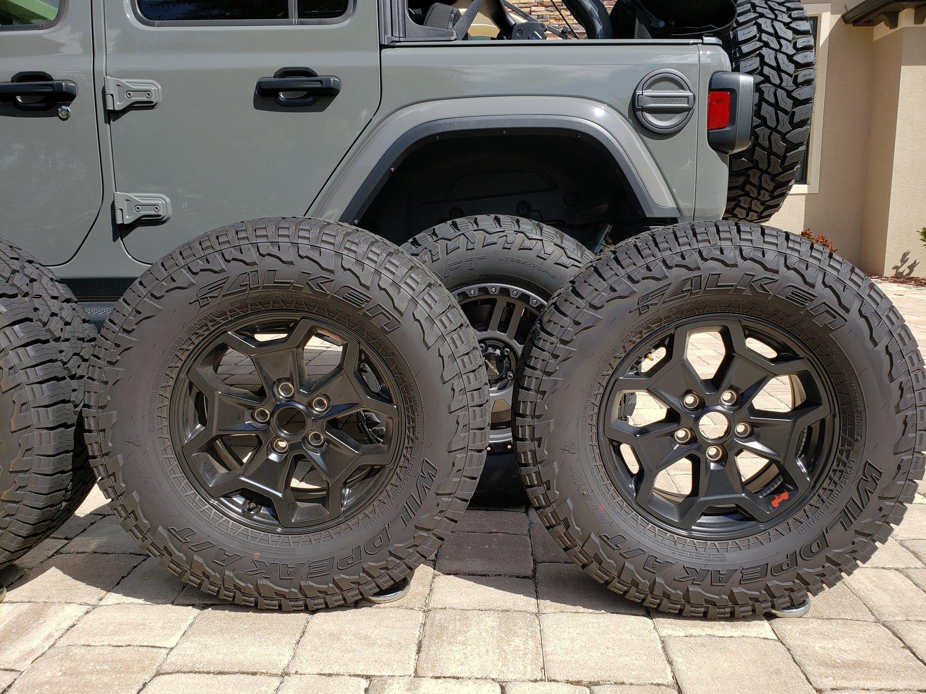 Jeep Gladiator 5 Take Off Launch Edition Wheels + Tires + factory TPMS $1500 20200311_114542