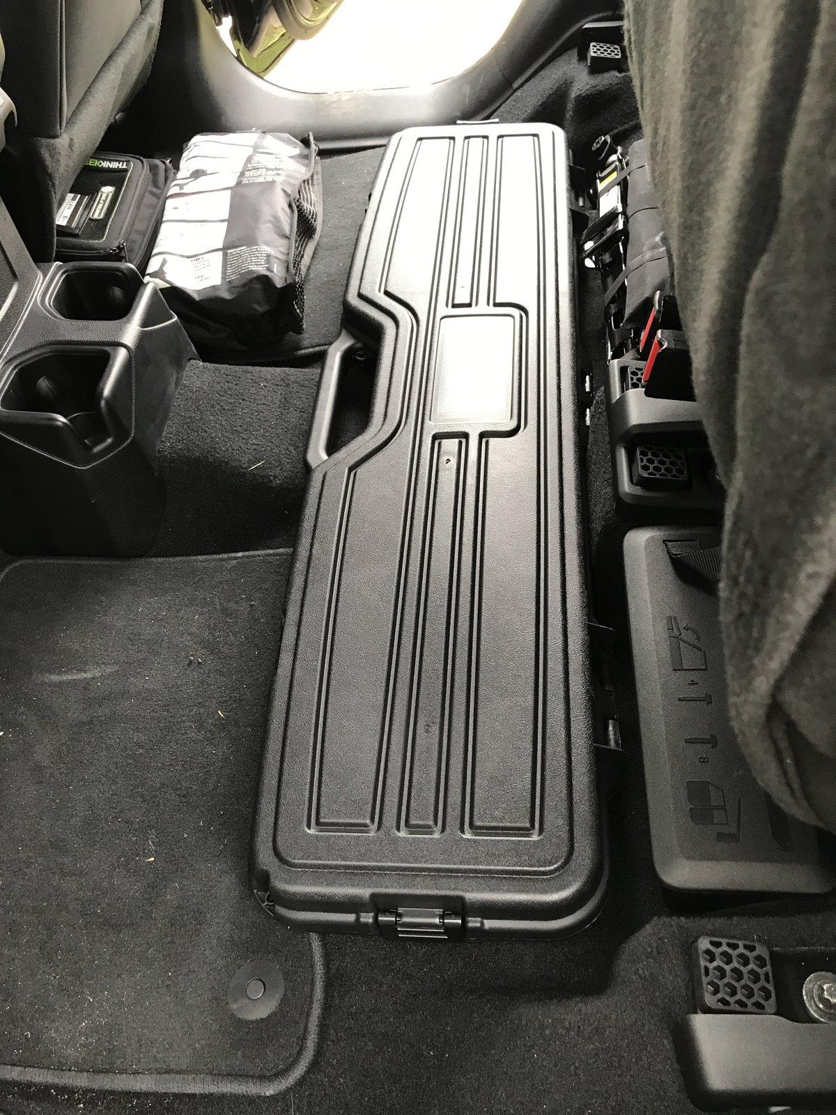 Jeep Gladiator Under bench lockable solution 1846A467-7940-4F1D-9354-FF7EFB545590