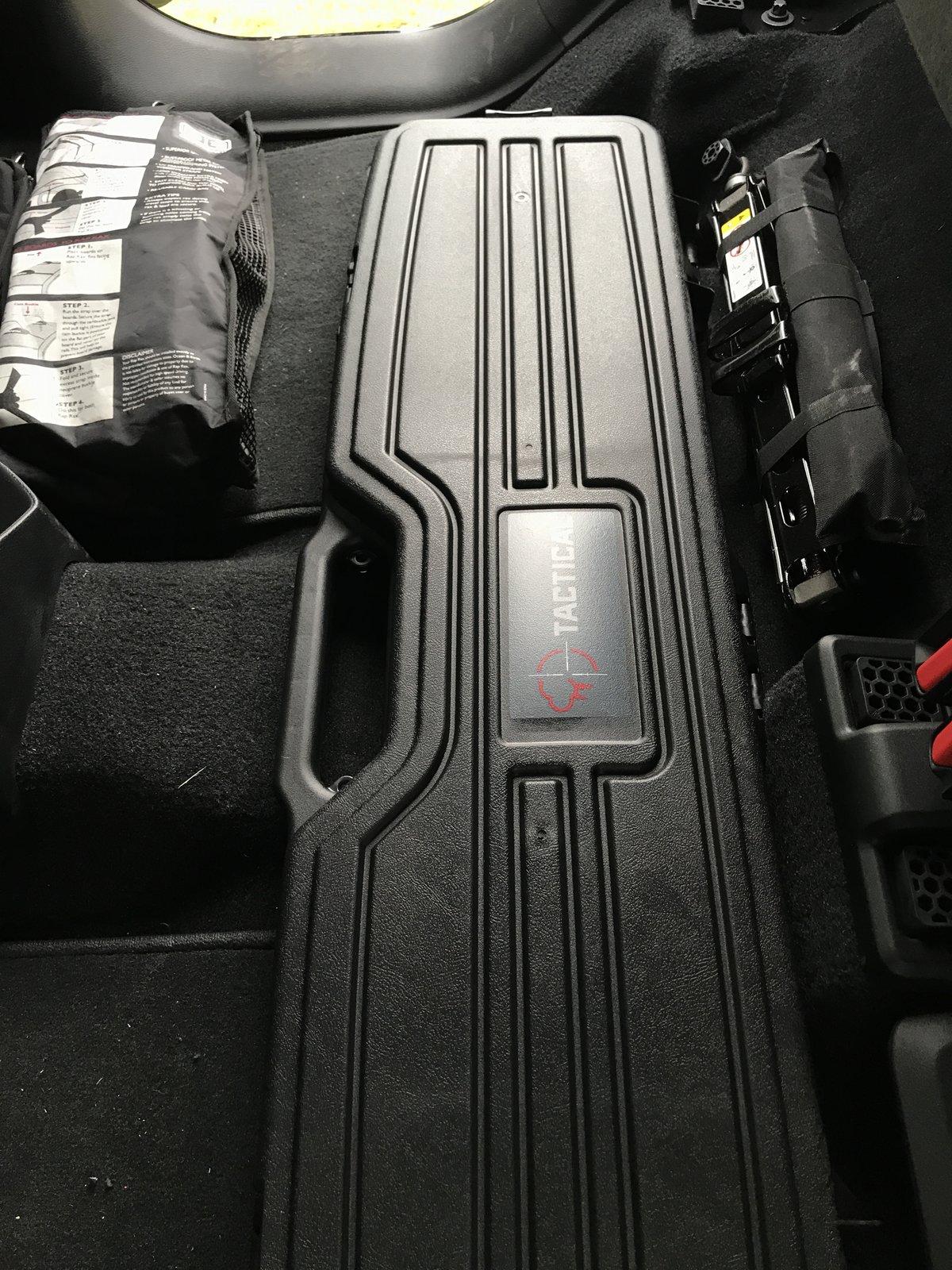 Jeep Gladiator Under bench lockable solution DED80239-5146-477F-A6AC-AAB16BE1606B