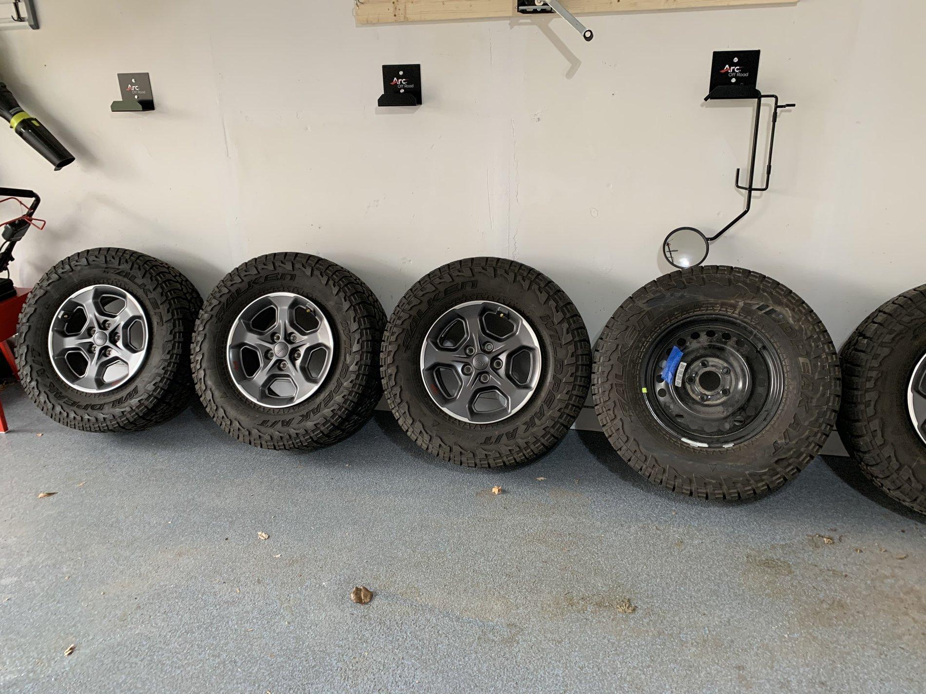 Jeep Gladiator WTS:  5 33" Rubicon JT Wheels and Falkon Wildpeak AT Tires. St. Louis, MO IMG_0869