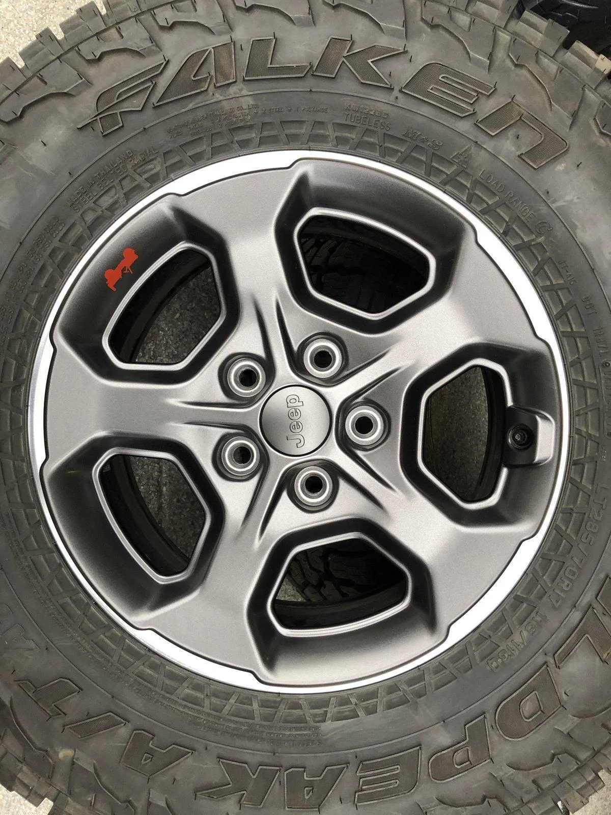 Jeep Gladiator Sold: Rubicon wheels with Falken Wildpeak AT3W tires D6F9F997-7F83-45FE-96DA-C2D1F6915214