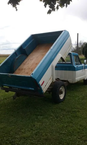 Jeep Gladiator Gladiator bent frame offroading with trailer? Why do you think this happened? 1974-jeep-j20-pickup-truck-with-dump-bed-360-v8-antique-4wd-rare-8