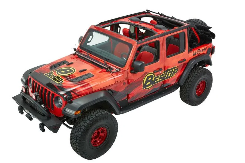 Jeep Gladiator Bestop Trektop Ultra for JL (for your JL friends) ttultra-front-open