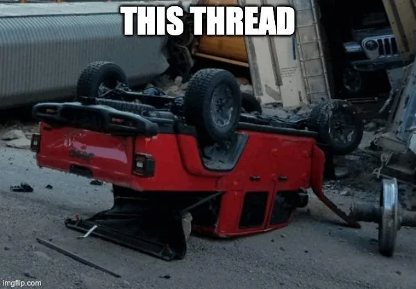 Jeep Gladiator Gladiator bent frame offroading with trailer? Why do you think this happened? 3t3q8c