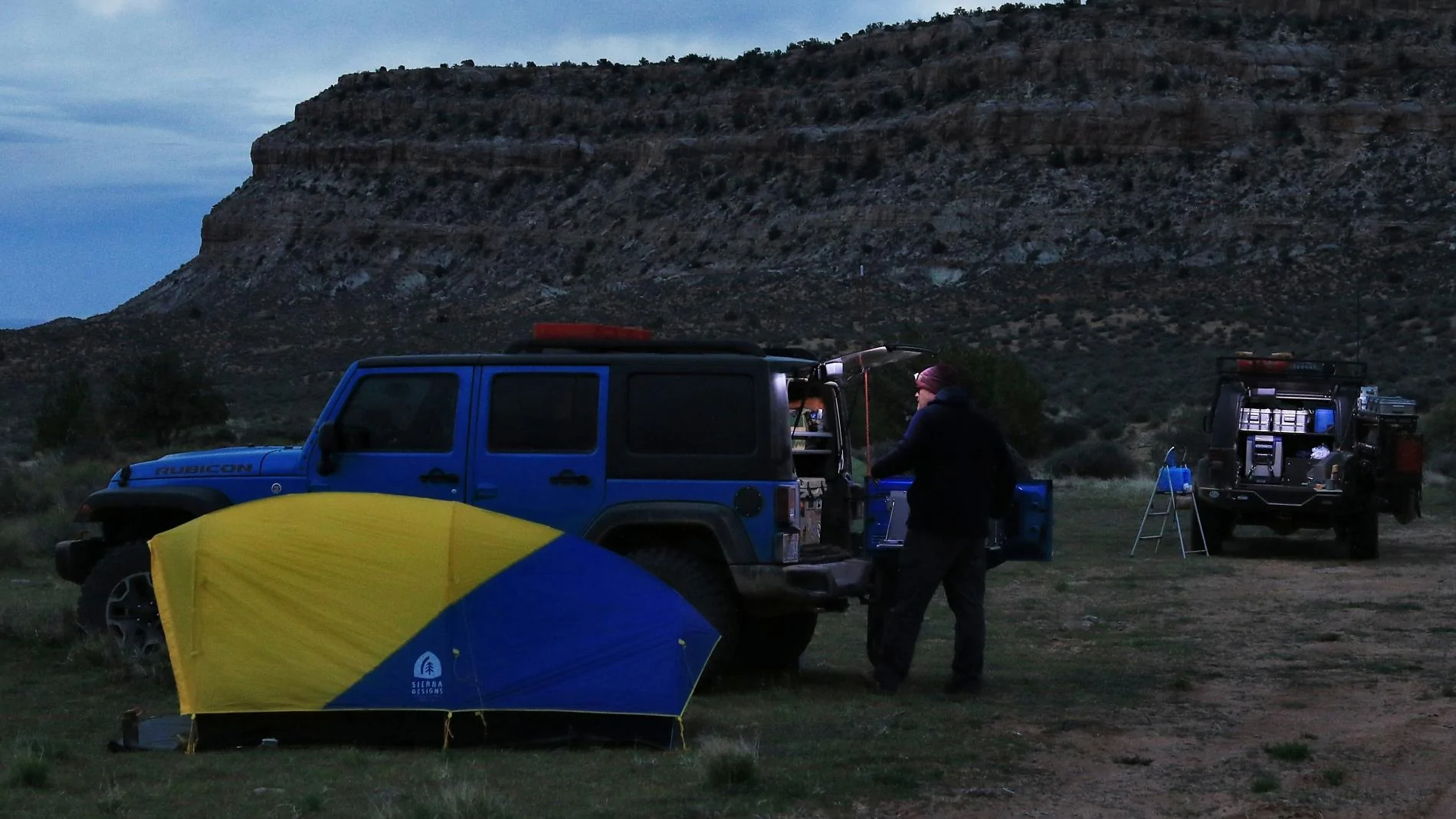 Jeep Gladiator Aux Switches - What are you putting on them? Utah Badlands, Apr 19, 7_2115, Camped at Batty Cave s