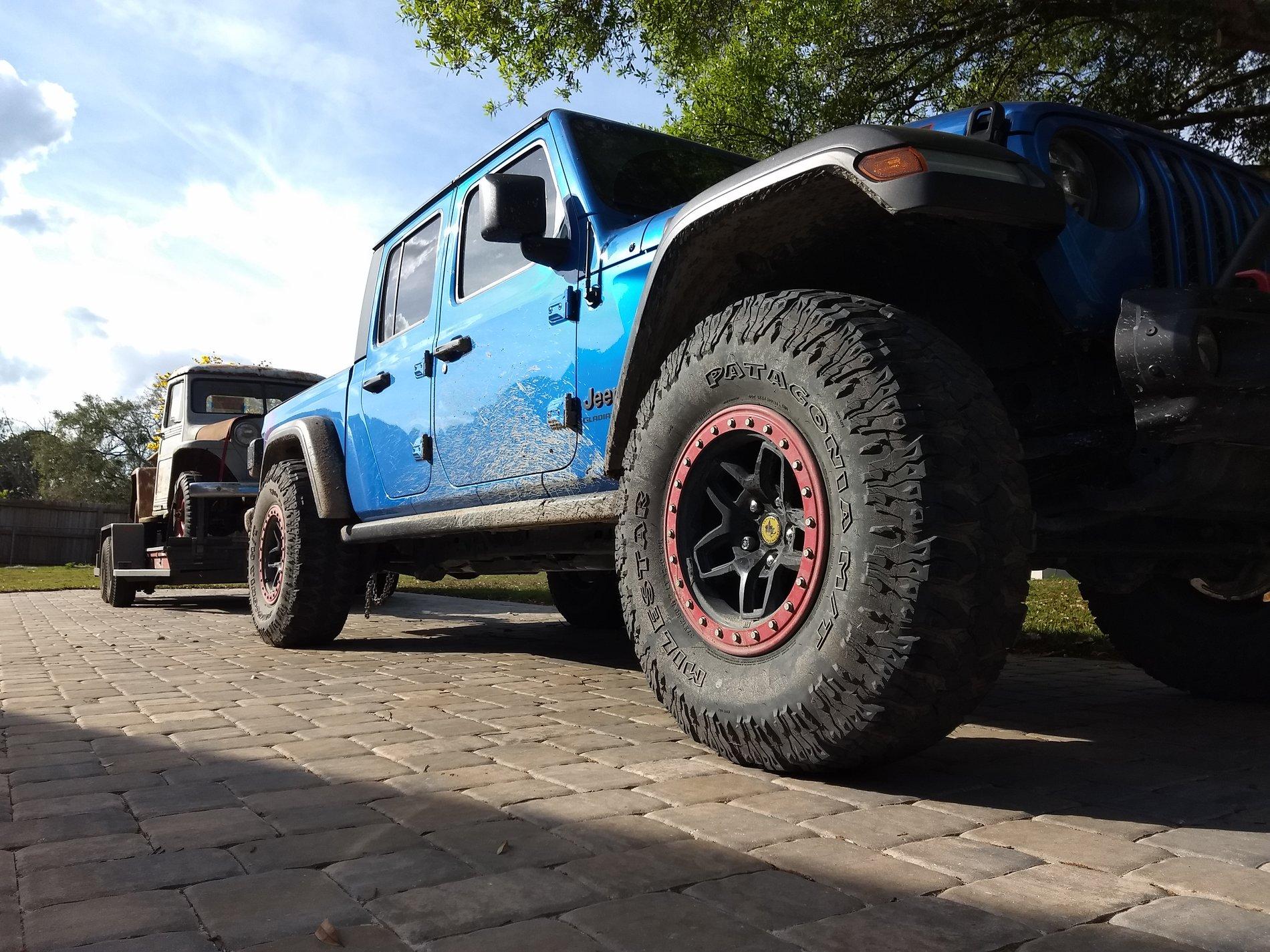 Jeep Gladiator WTB (or trade) 1 Rubicon granite aluminum wheel with AT tire IMG_20200223_160710549_BURST000_COVER