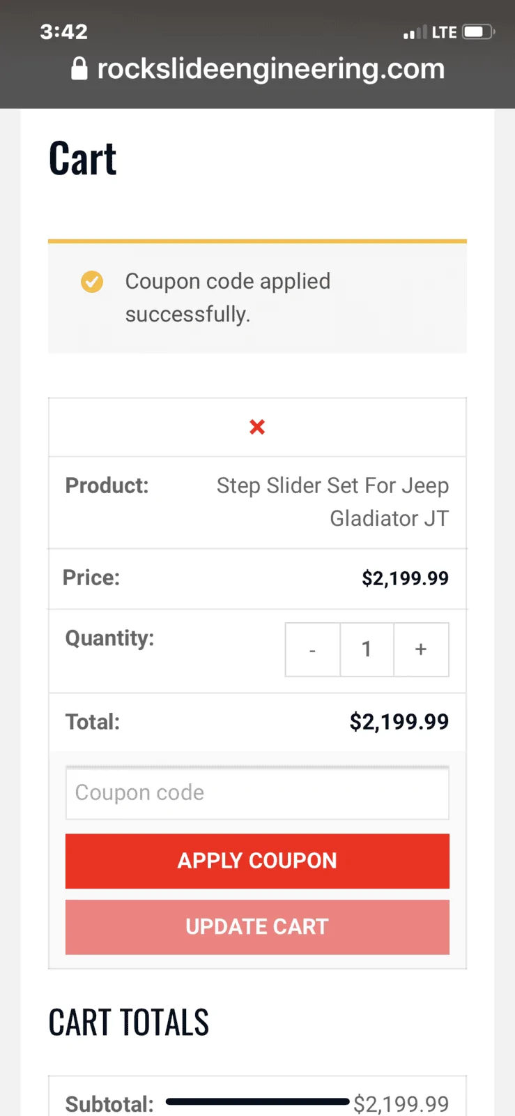 Jeep Gladiator Where do we put Discount Codes? C8821F13-D9B1-4FC1-B3B0-1894FA0BDEC5