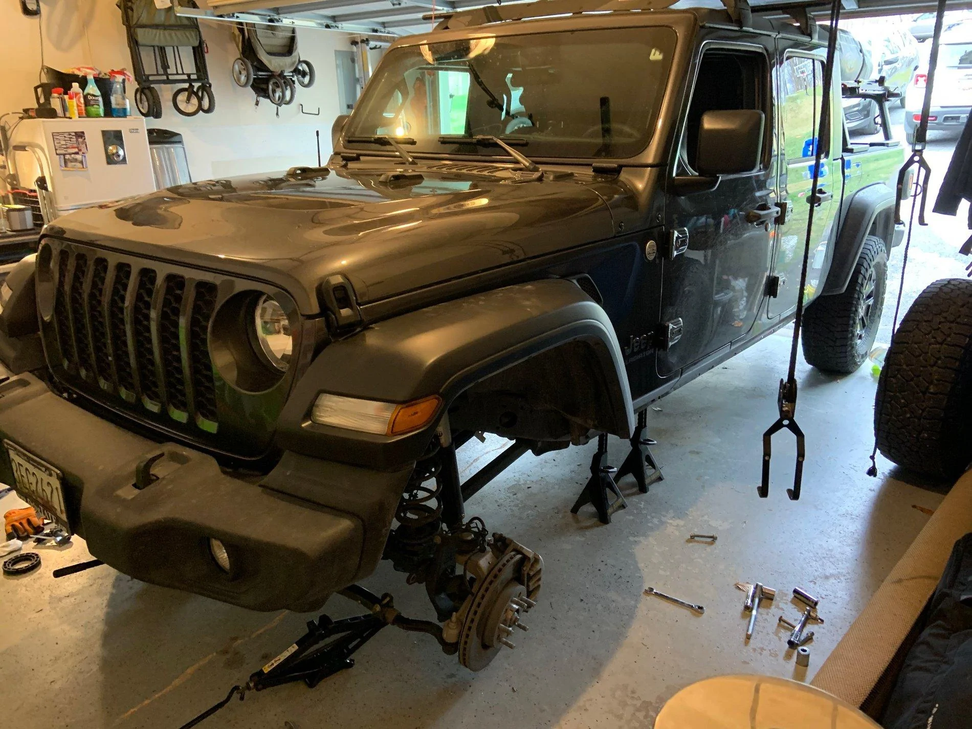 Jeep Gladiator 1.5 teraflex spacer, 0.75 Daystar or rubicon take off for my JT IMG_6655
