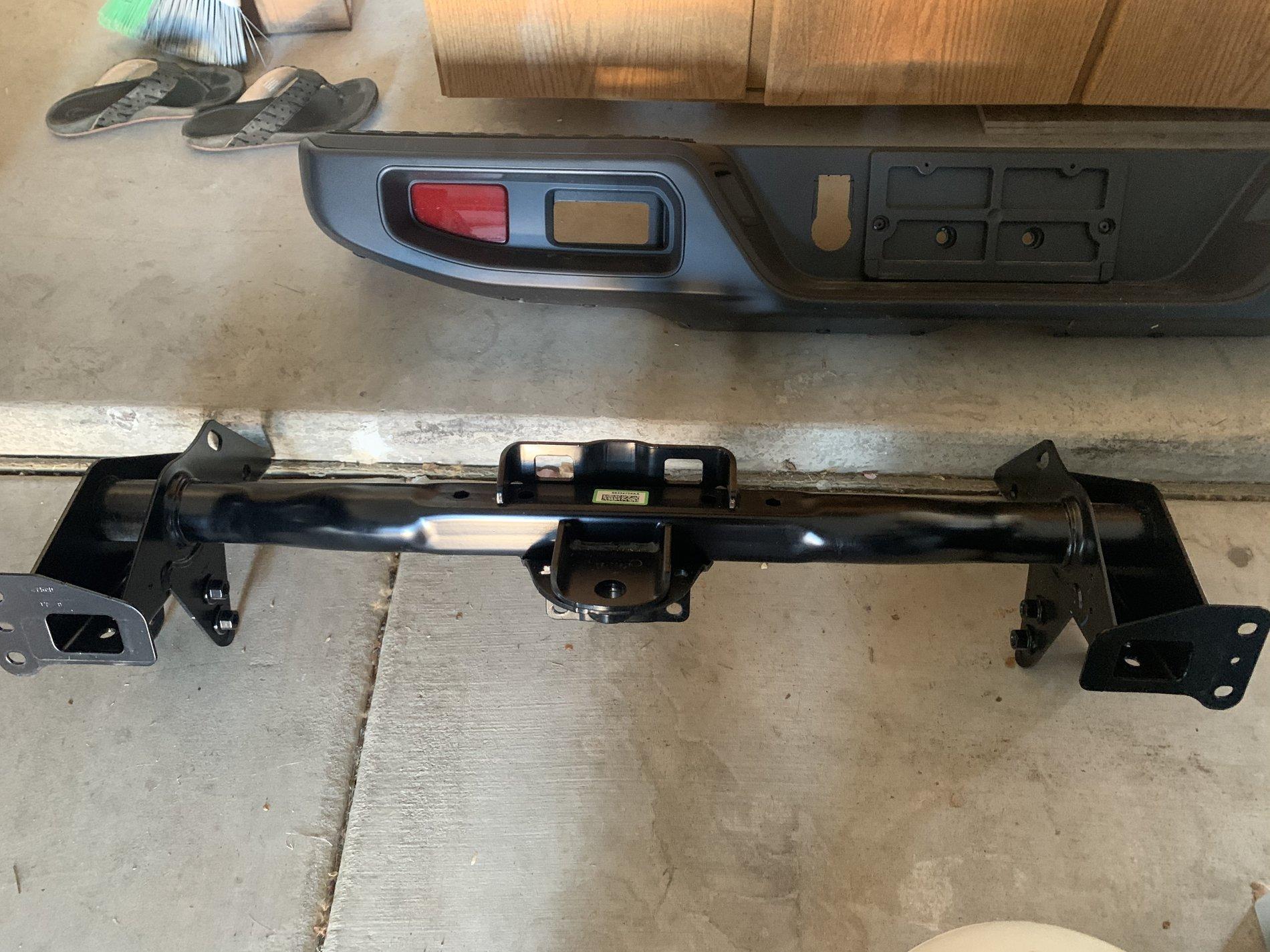 Jeep Gladiator Rear bumper and tow hitch, ceramic coated 37A48A09-92A7-4DB7-94BE-73B205D9BFEA