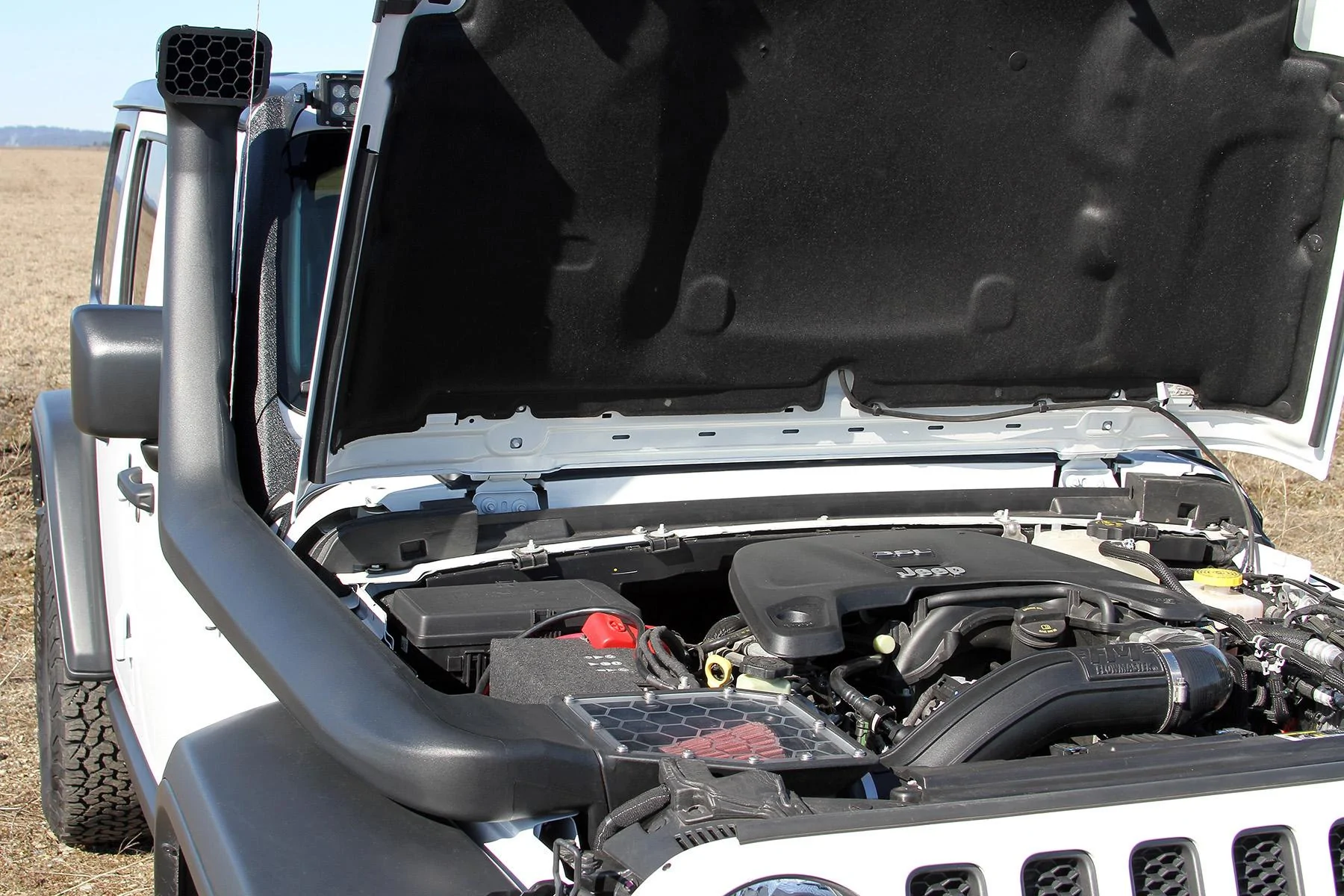 Jeep Gladiator Flowmaster Delta Force Cold Air Snorkel Kit - New Product!! 615193_6