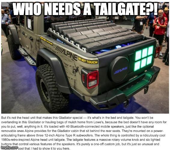 Jeep Gladiator Delicate tailgate 3twgfz