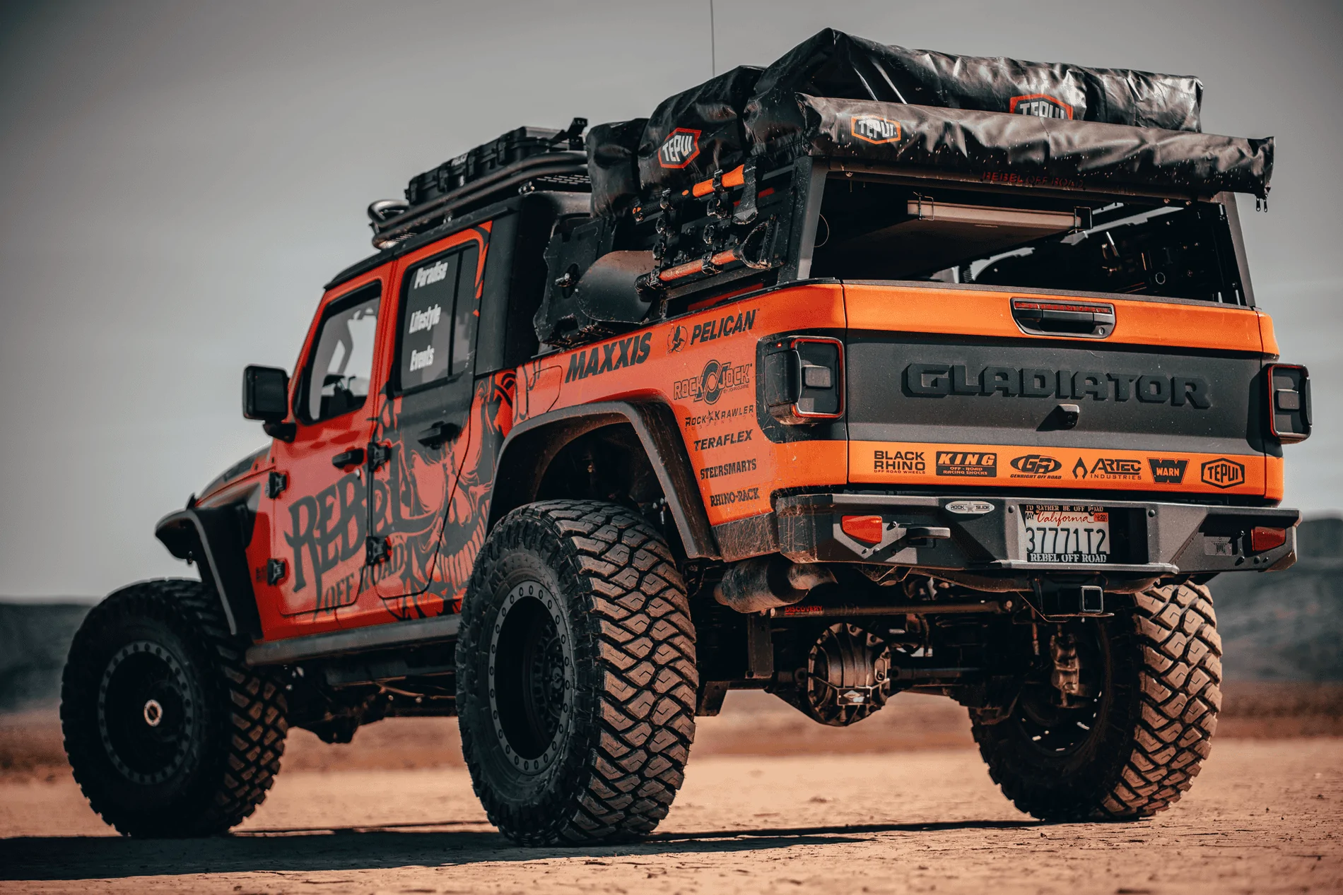 Jeep Gladiator XPLOR Jeep Gladiator Half Bed Rack RebelOffRoad-01639