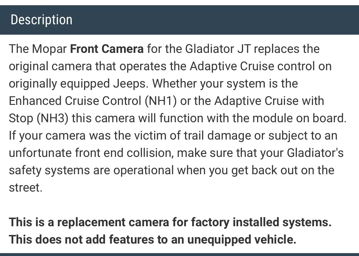 Jeep Gladiator Factory trail camera install? DC68F657-FD1E-4455-BA23-C6B057EEB863