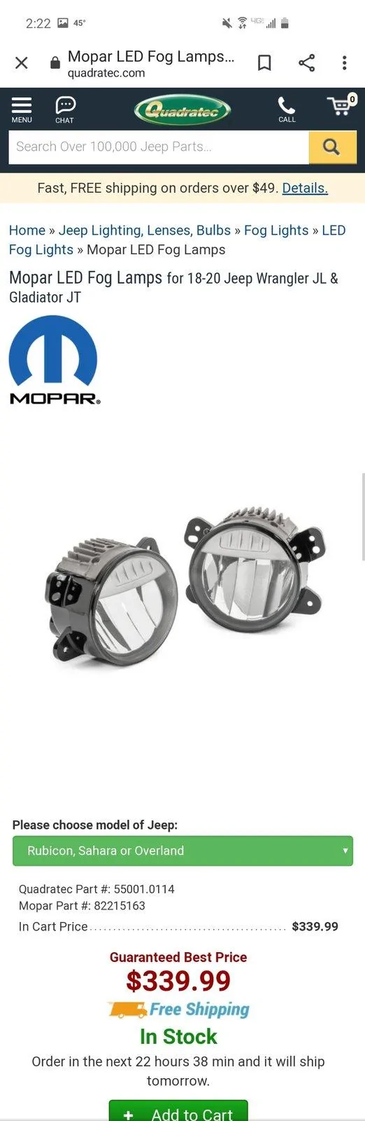 Jeep Gladiator Mopar LED fog lights Screenshot_20200326-142201_Chrom