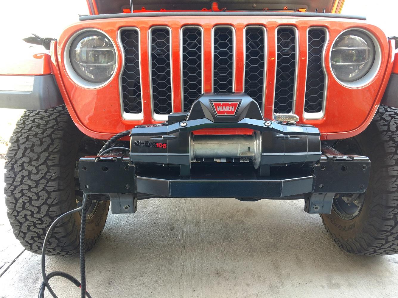 Jeep Gladiator ARB Bondi Deluxe Bumper Install ARB_Winch
