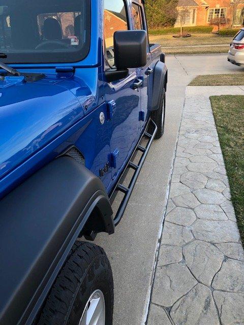 Jeep Gladiator The BEAST Rock Sliders front