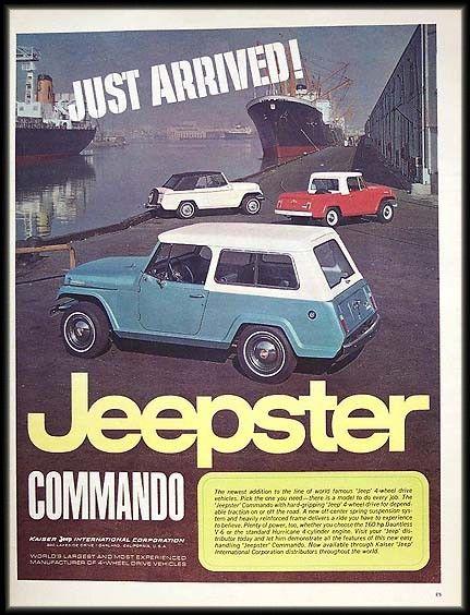 Jeep Gladiator Let's see those old ads 54218ce155011d665c767c964ad4af6a--jeep-comando-jeep-cherokee