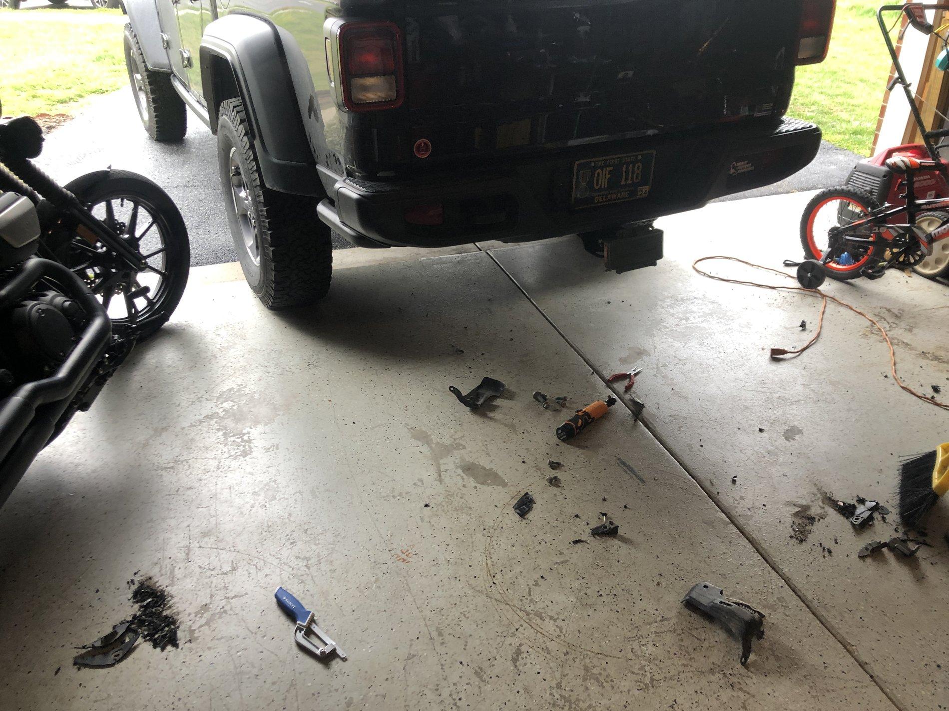 Jeep Gladiator Installing Mopar Rear Bed Rock Rails on Overland and Sport Gladiators B08EB6D7-5B64-4EEF-97A7-2A421436C913
