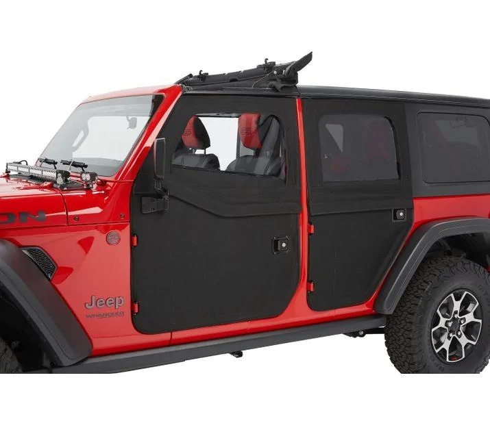 Jeep Gladiator Bestop 2-Piece Full Fabric Doors, Front JL SKU: 5175017 5175017_01