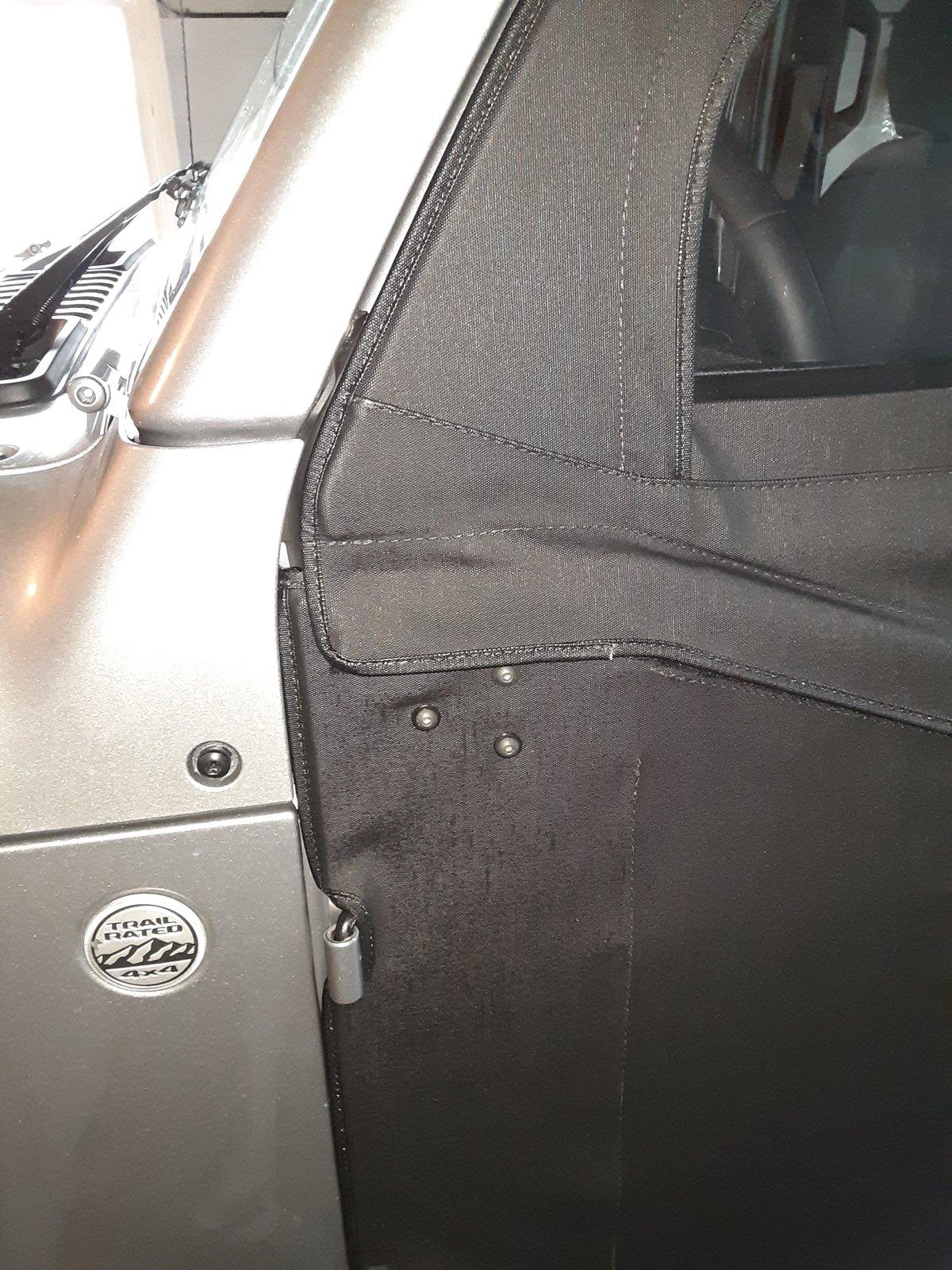 Jeep Gladiator Bestop 2-Piece Full Fabric Doors, Front JL SKU: 5175017 20200401_093914