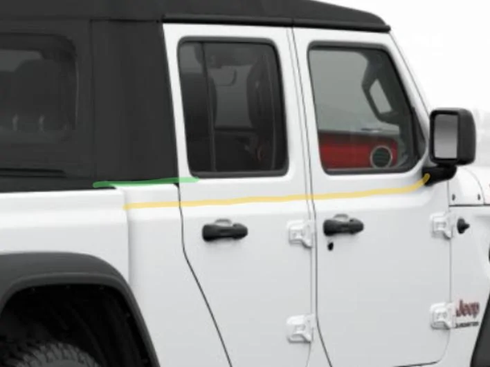 Jeep Gladiator Gladiator not designed for half doors? 8185C8F5-C22E-4677-80A6-2087EFC2234C