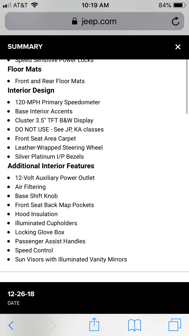 Jeep Gladiator No rear carpet A7A8A530-768E-447F-A4C9-D8941E6A81E7