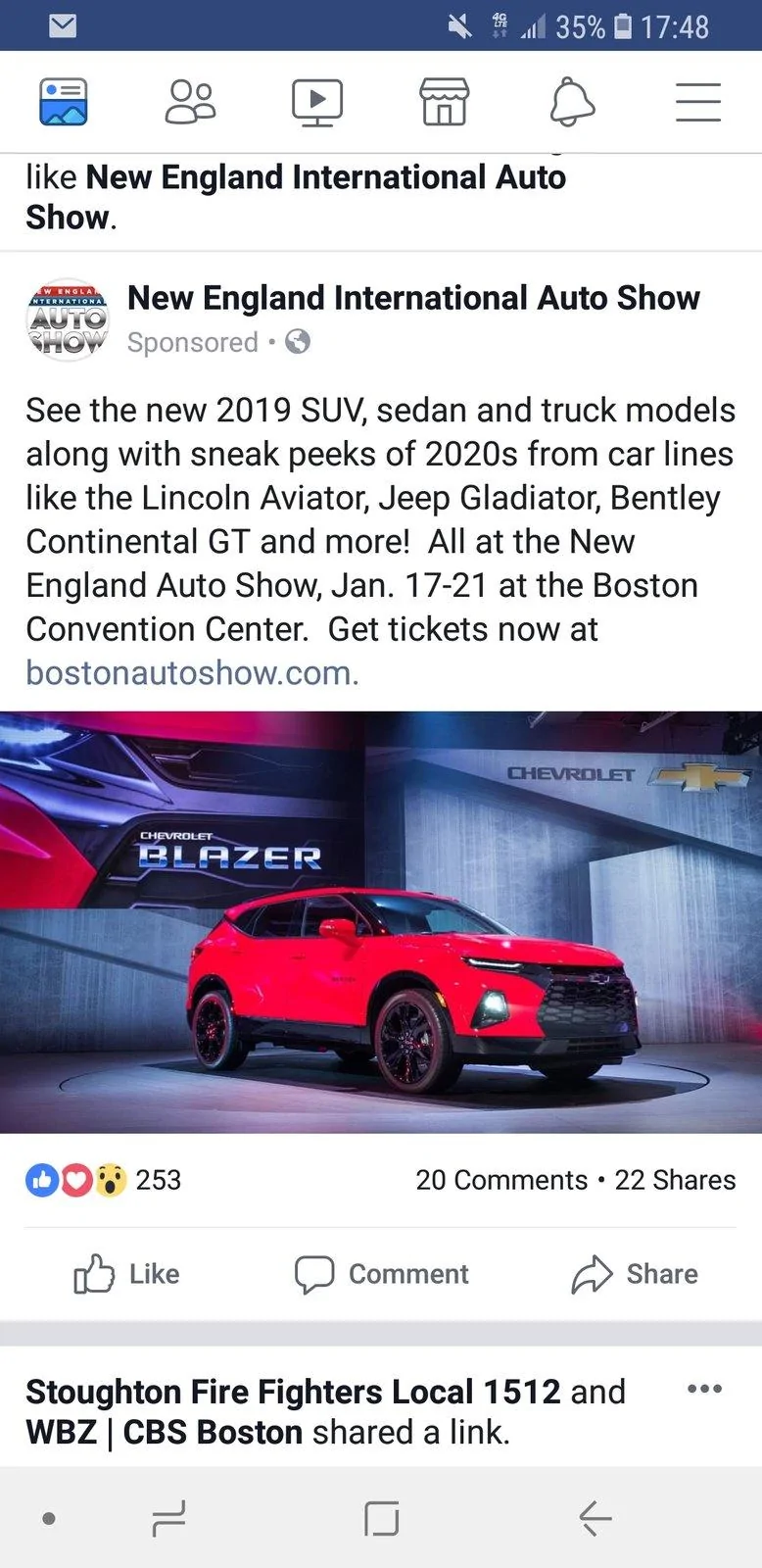 Jeep Gladiator Indy Auto Show Screenshot_20181228-174816_Facebook