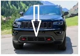 Jeep Gladiator Adaptive Cruise Control Sensor location sensor